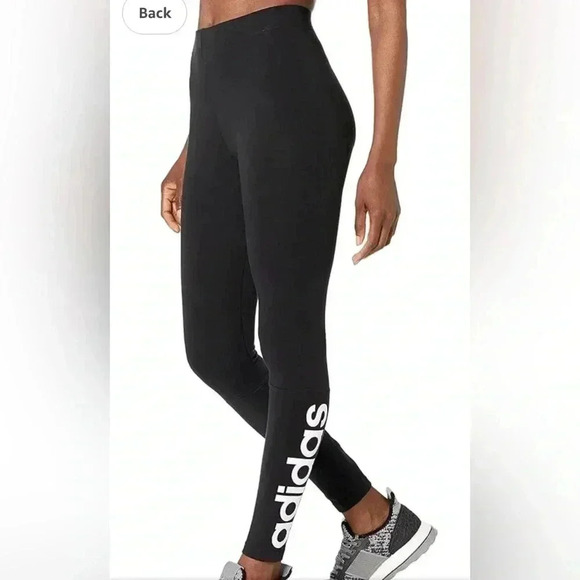 adidas Women's Essentials Linear Tights NWT Size XS - Picture 2 of 14